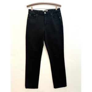 Women's‎ Trave Denim Size 28 Irina Paint It Black Stretch Ankle Length Jeans